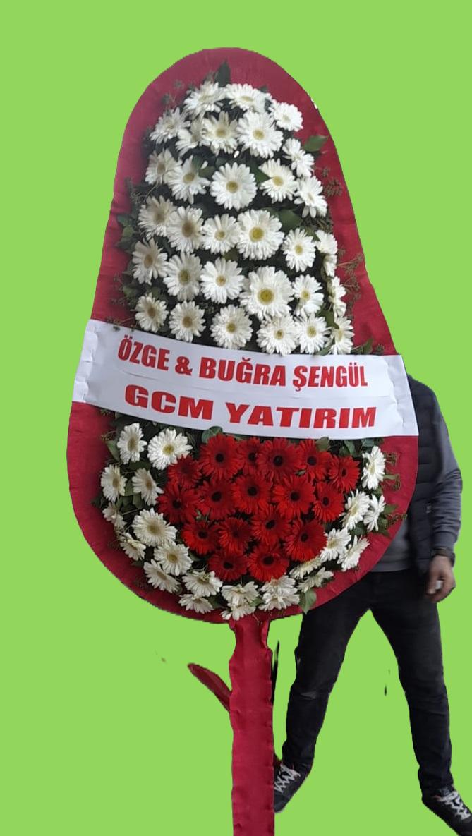 Büyük Tek Katlı Gerberelerden çelenk