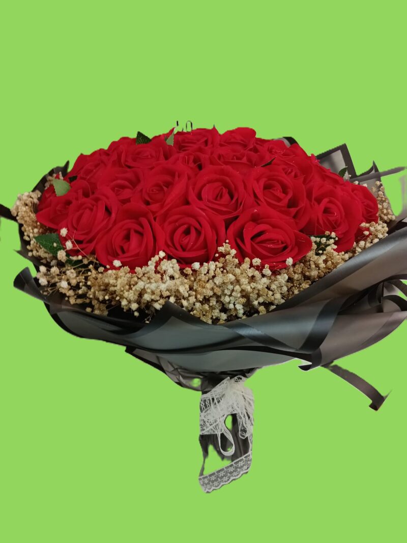 41 adet Yapay Kırmızı Gül Buketi