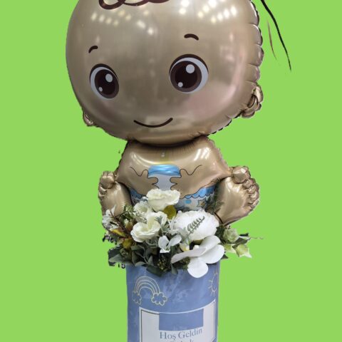 Doğum Çiçeği Balonlu