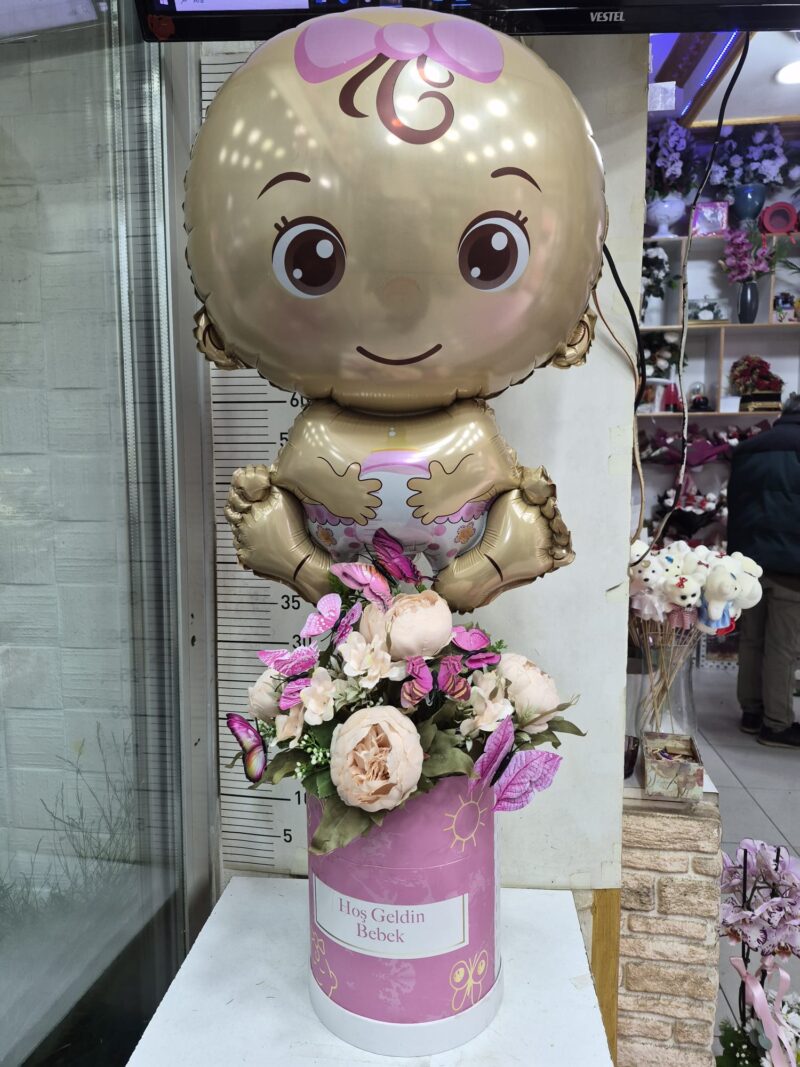 Doğum Çiçeği Balonlu