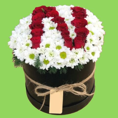 Baş Harfli Gül ve Papatya