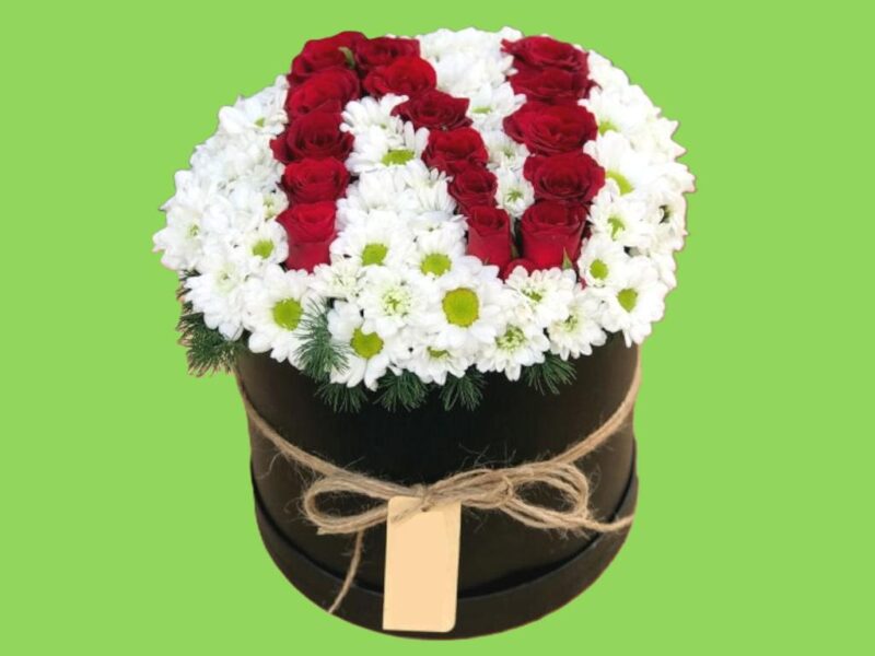 Baş Harfli Gül ve Papatya