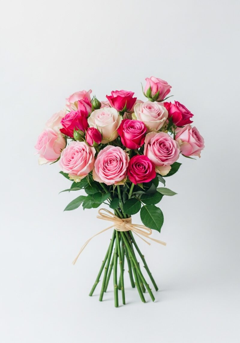 Özel Pembe Gül Aranjmanı #001