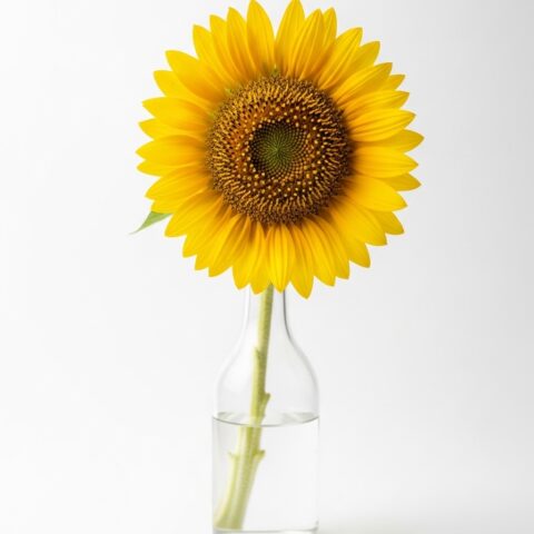 Romantik Ayçiçeği Çiçek Tasarımı #001