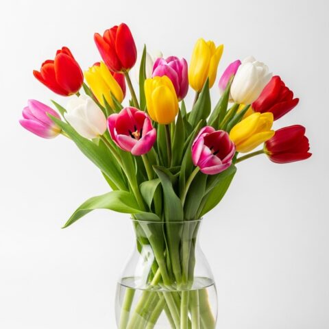 El Yapımı Lale Çiçek Tasarımı #001