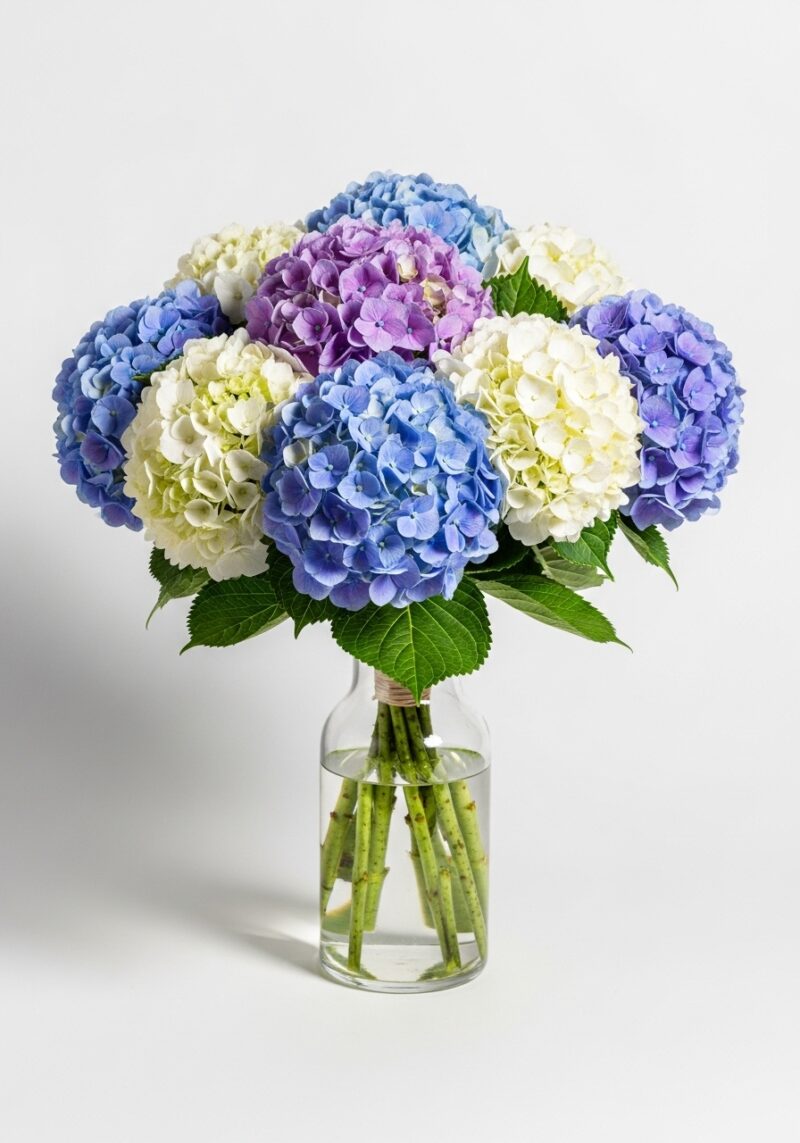 El Yapımı Ortanca Buketi #001