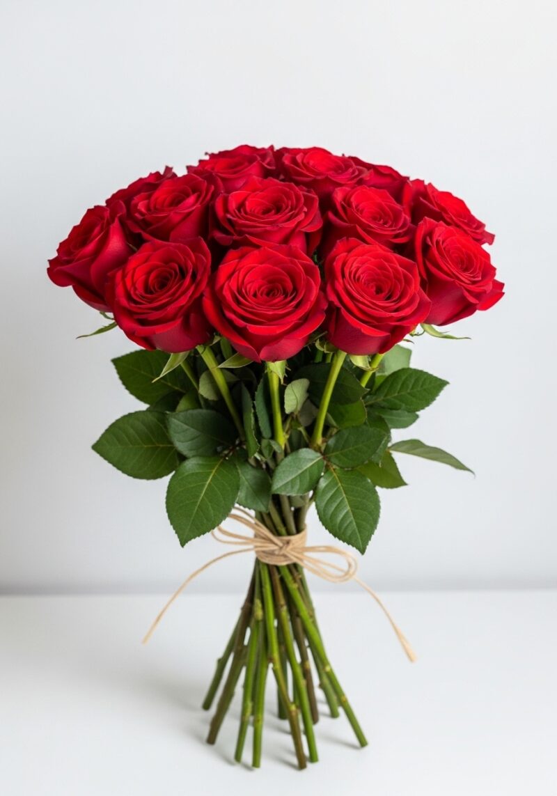 Lüks Kırmızı Gül Kompozisyonu #002