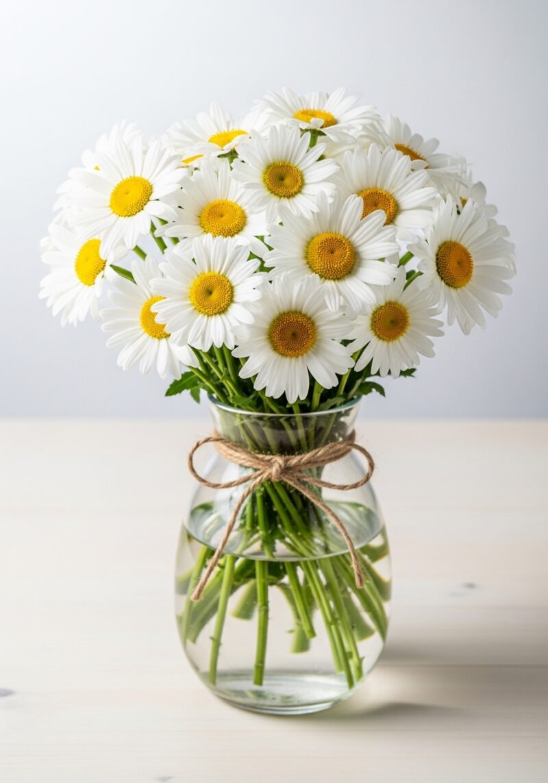 Romantik Papatya Kompozisyonu #002