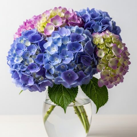 Lüks Ortanca Çiçek Tasarımı #002