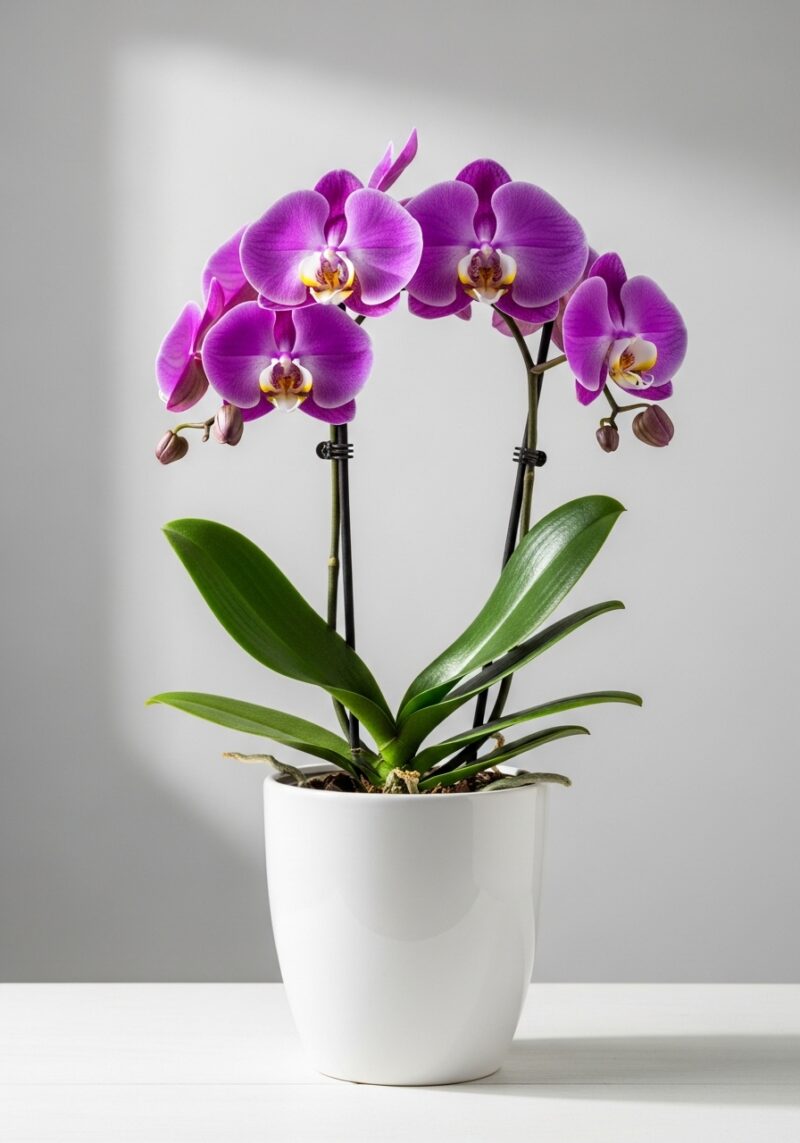 El Yapımı Orkide Aranjman #002
