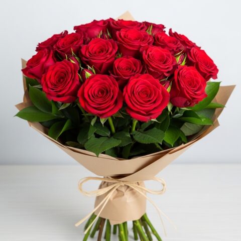 Kırmızı Gül Buketi #004