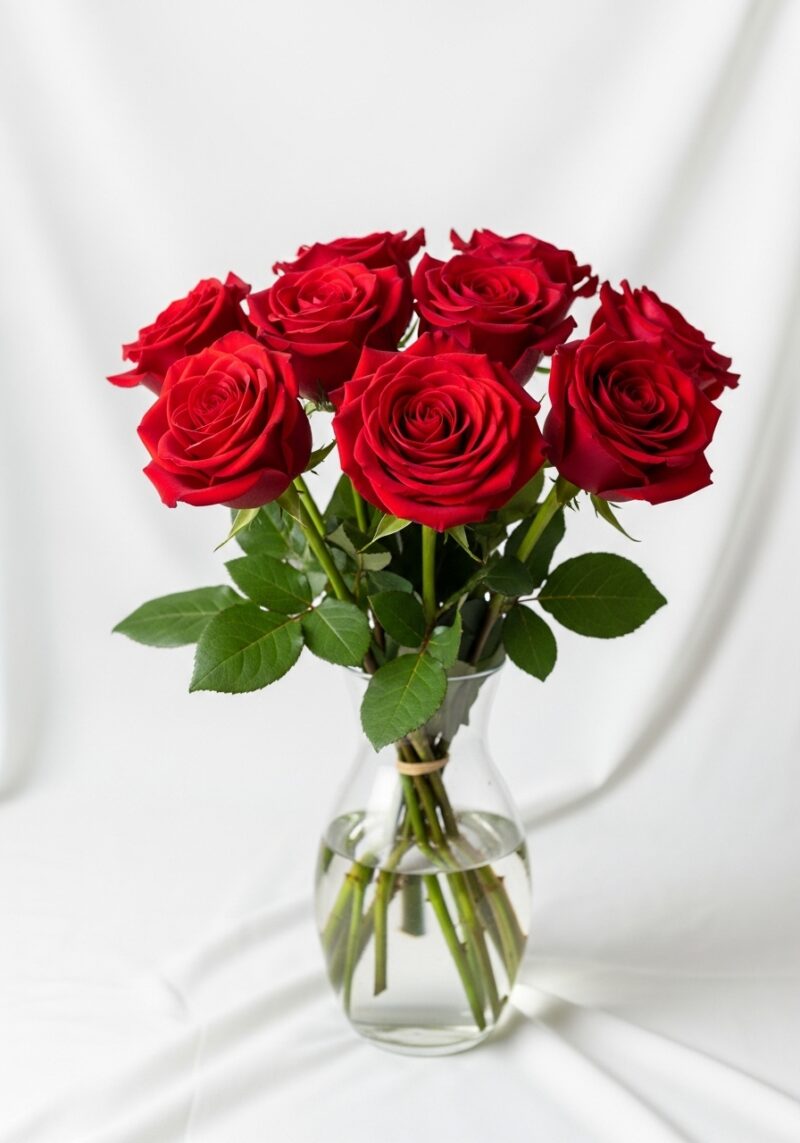 Klasik Kırmızı Gül Aranjmanı #005