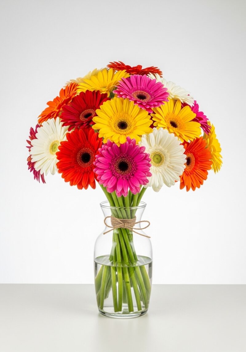 Zarif Gerbera Çiçek Tasarımı #004