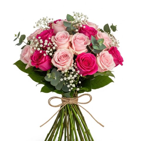 Pembe Gül Aranjmanı #005