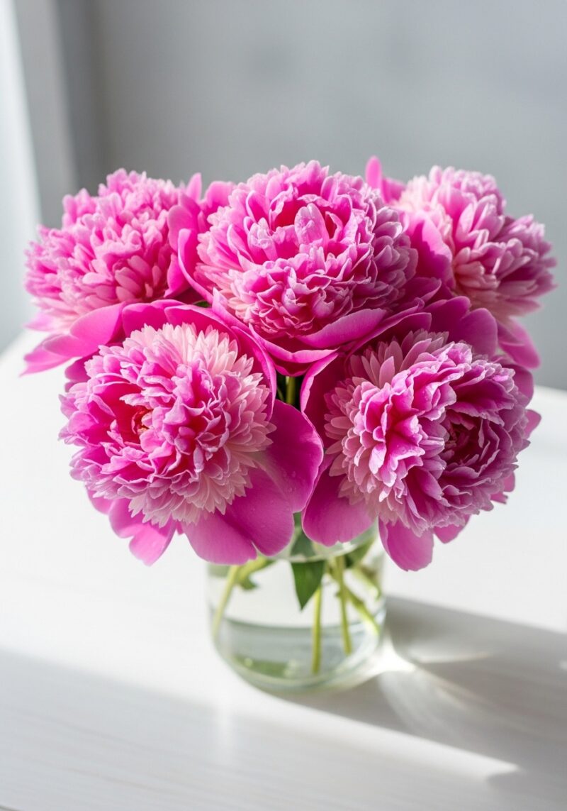 El Yapımı Şakayık Aranjman #005