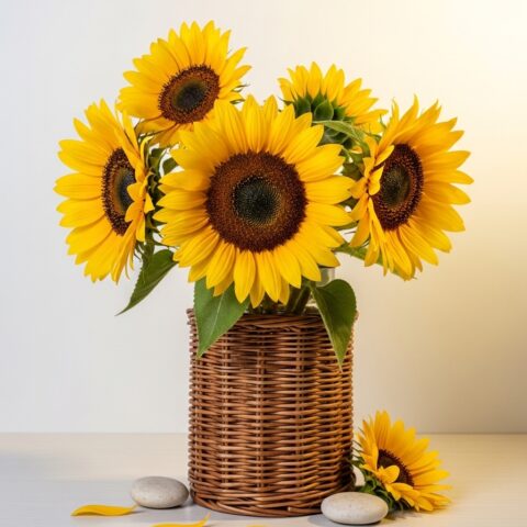 Klasik Ayçiçeği Aranjman #005