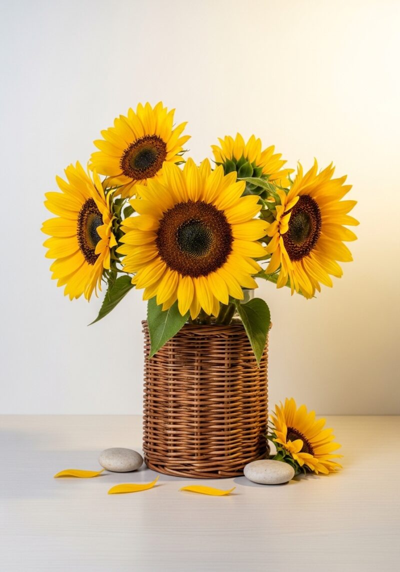 Klasik Ayçiçeği Aranjman #005
