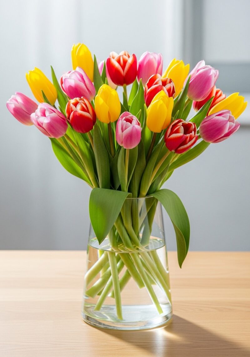 Lüks Lale Kompozisyonu #005