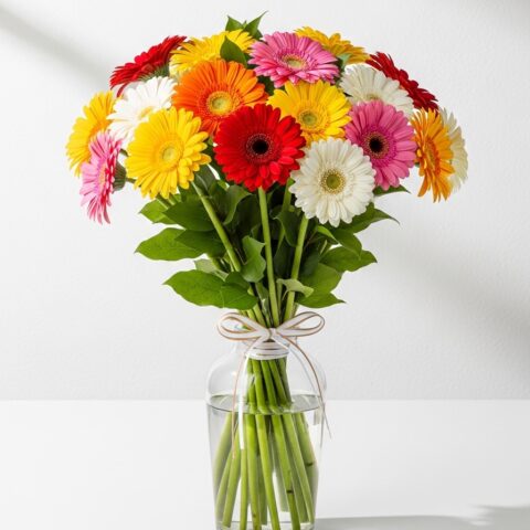 Lüks Gerbera Kompozisyonu #005