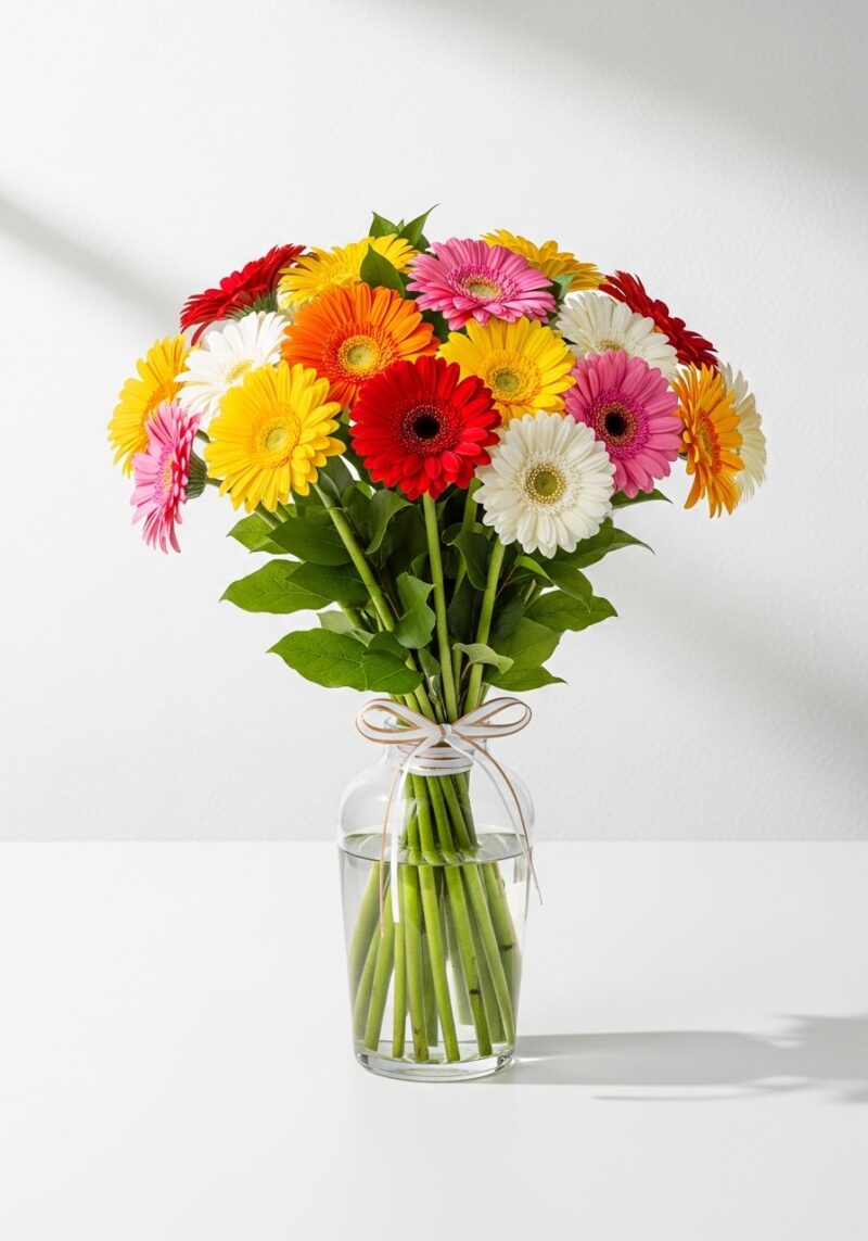 Lüks Gerbera Kompozisyonu #005