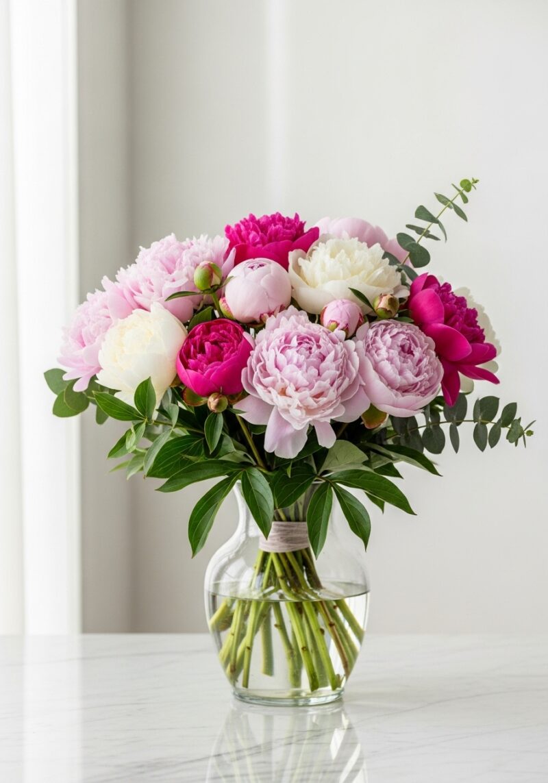 Özel Şakayık Kompozisyonu #006