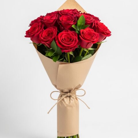 Özel Kırmızı Gül Kompozisyonu #011