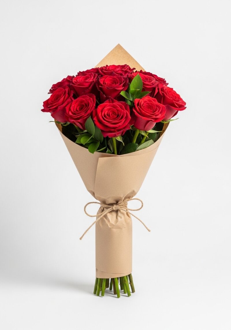 Özel Kırmızı Gül Kompozisyonu #011