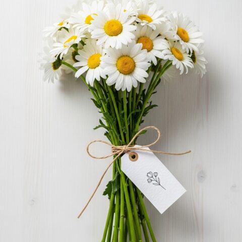 Papatya Çiçek Tasarımı #007