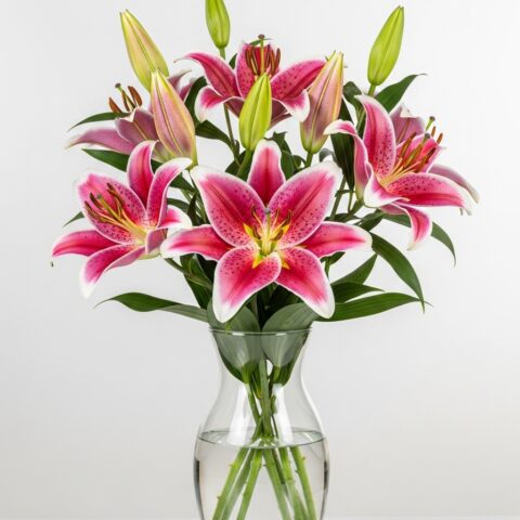 Zarif Zambak Çiçek Tasarımı #007