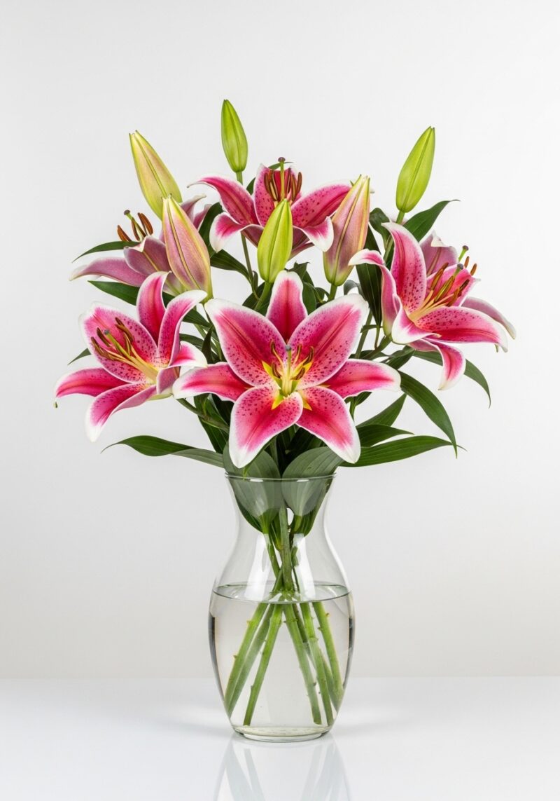 Klasik Zambak Kompozisyonu #008