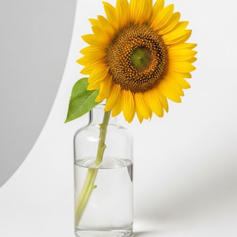 Zarif Ayçiçeği Kompozisyonu #009