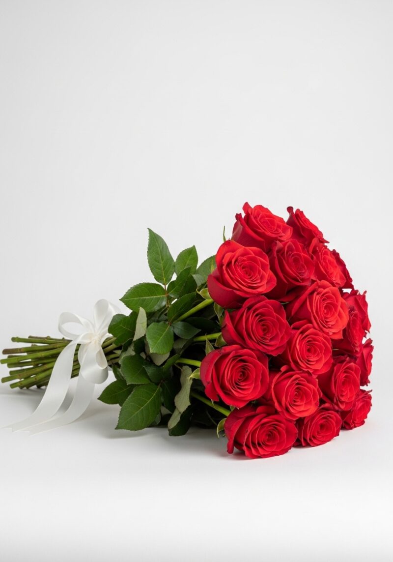 Özel Kırmızı Gül Kompozisyonu #017