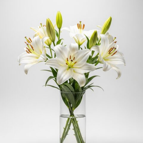 El Yapımı Zambak Aranjman #009