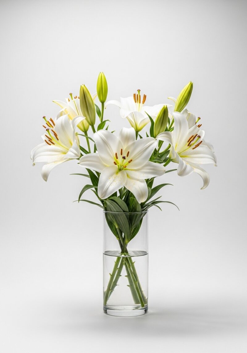 El Yapımı Zambak Aranjman #009