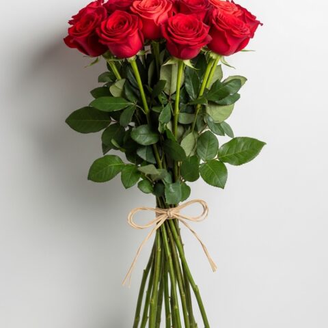 Zarif Kırmızı Gül Kompozisyonu #018