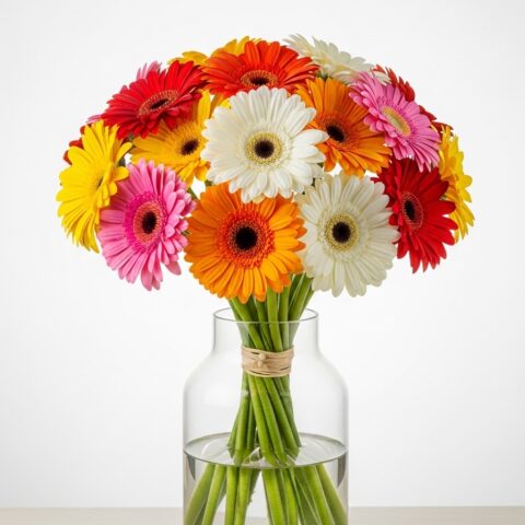 El Yapımı Gerbera Buketi #010