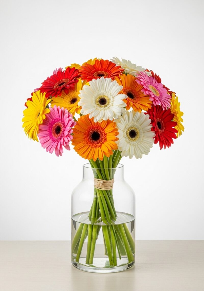 El Yapımı Gerbera Buketi #010