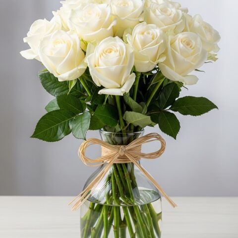 Beyaz Gül Buketi #010