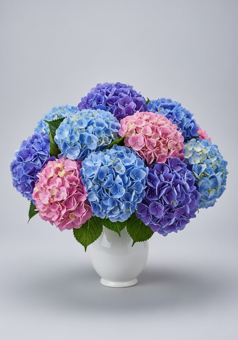 Özel Ortanca Kompozisyonu #010