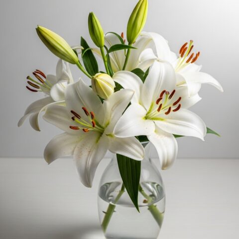 Premium Zambak Kompozisyonu #011