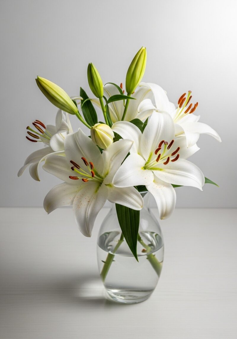 Premium Zambak Kompozisyonu #011