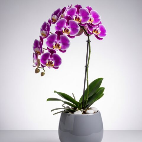 Lüks Orkide Çiçek Tasarımı #012