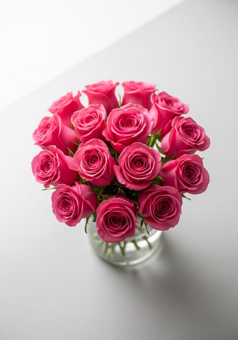 Pembe Gül Aranjman #013