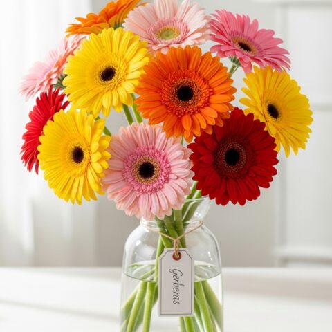 Zarif Gerbera Aranjman #013