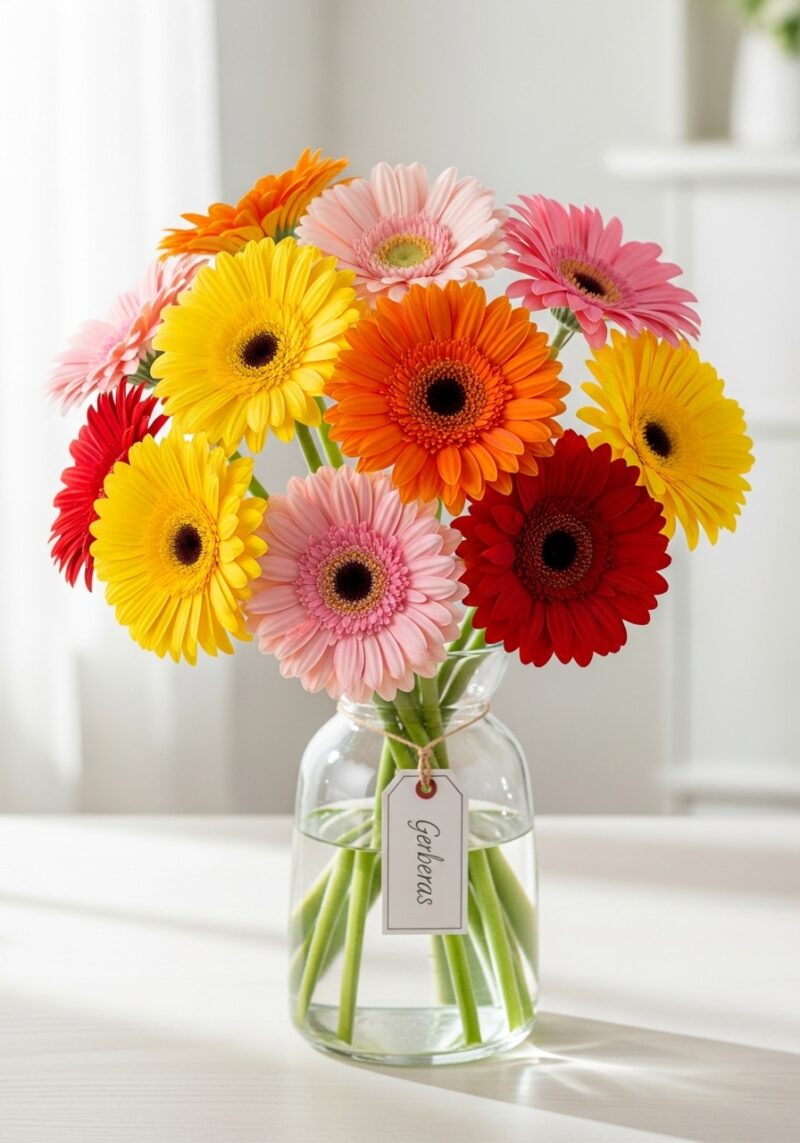 Zarif Gerbera Aranjman #013