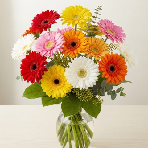 Klasik Gerbera Buketi #014