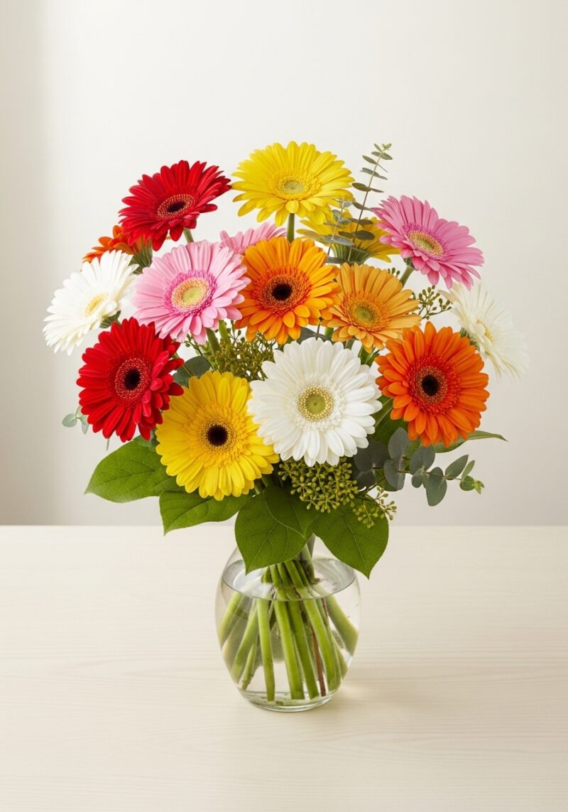 Klasik Gerbera Buketi #014