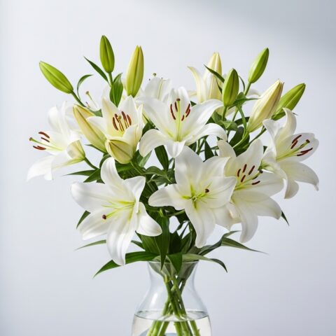 Zambak Aranjmanı #014