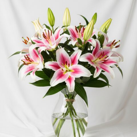 Lüks Zambak Çiçek Tasarımı #016