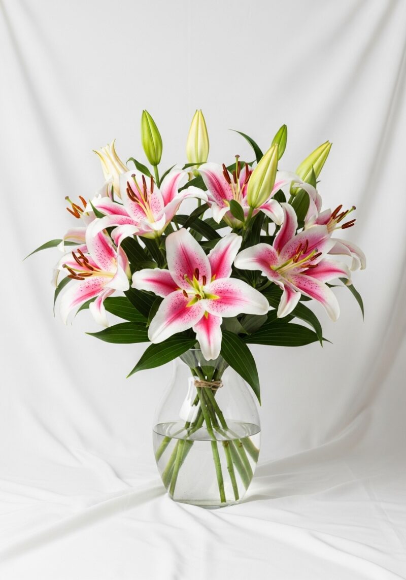 Lüks Zambak Çiçek Tasarımı #016